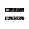 Marvel S.H.I.E.L.D. Metal Car Decal Sticker SHIELD Stickers for Cars Motorcycles Fuel Tanks Car Bodies Windows and Electric Vehicles