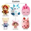 2024 New Design Custom  Food Toys for Kids Plush Pillow Funny Pizza Decoration Toys Funny Dolls Gifts for Friends