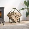 VidaXL Firewood Rack Olive Green 60x25x60 Cm 864282