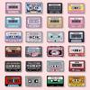 Retro Cassette Metal Brooch - Music Theme Alloy Badge Pin