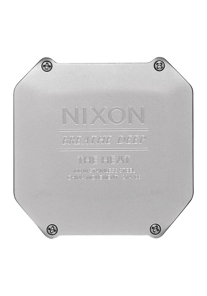 Nixon Heat Watch for Men and Women, Silver, A1320130-00 [Officially Imported]