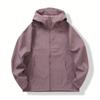 Original Foreign Trade Outdoor Autumn and Winter Hooded Fleece-Lined Softshell Jacket for Men and Women, Couple Style, Windproof and Waterproof