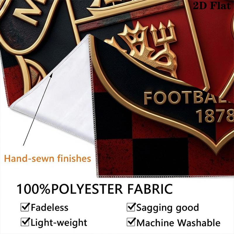 Manchester Crest Artwork Bedding 1 Duvet Cover 2 Pillowcase Without Core Christmas Birthday Gift Duvet Cover And Pillowcase