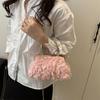 New 2025 Ring Rose Flower Banquet Bag Bridal Bag Nightclub Bag Dinner Bag Dress Bag Clutch Bag