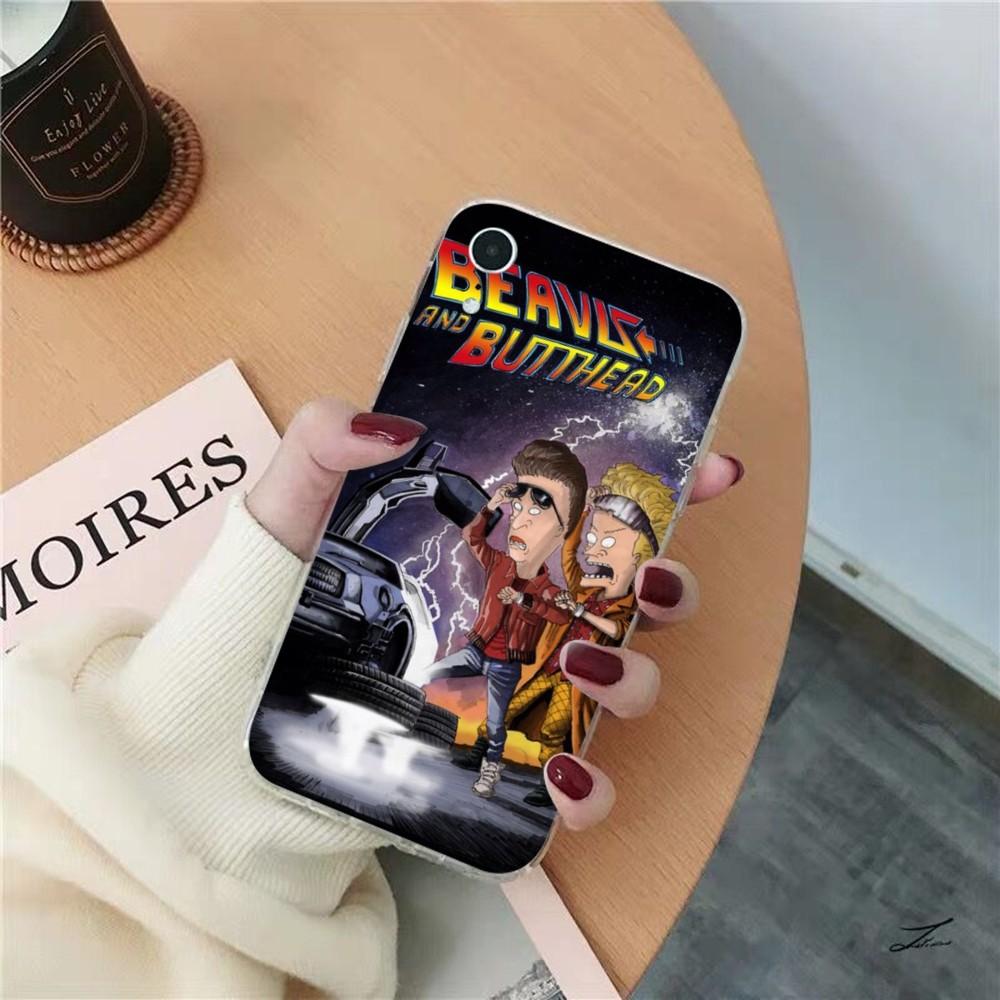 Beavis And Butthead Phone Case for iPhone 8 7 6 6S Plus X SE 2020 XR XS 14 11 12 13 Mini Pro Max Mobile Case
