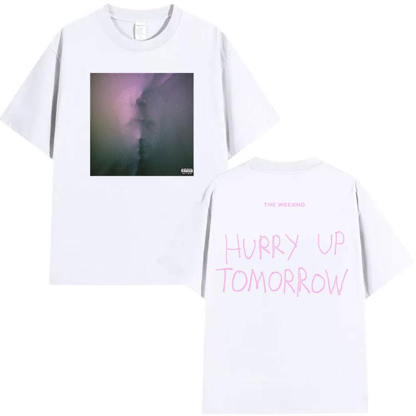 

Rapper The Weeknd Hurry Up Tomorrow Tour Album Graphic T Shirts Men Women Vintage Fashion Oversized TShirt Gothic Streetwear 4XL