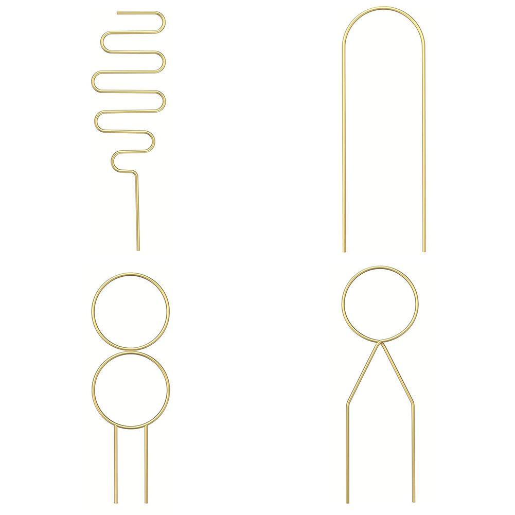 Small Metal Trellis For Potted Plants Robustness & Durable For Indoor Flower Pot Wwo66