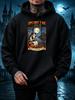 Unisex Hoodie, Halloween, Spooky Tide Angler Ghosts Love Night Bites Graphic, Pullover Sweatshirt, Casual Streetwear, Autumn Winter Outdoor Wear, Fron
