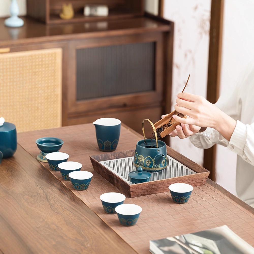 Guyun China Dragon Gift Box Enterprise Annual Meeting Send Customers Employees Practical Opening High-end Travel Tea Set Outdoor Portable