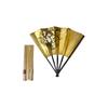 Folding Bat Folding Fan with Wind God and Thunder God with Fan Boxed <Decorative Fan> (Kawahori) Design, Stand,