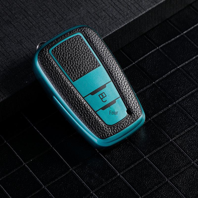 Toyota Car Key Cover for Camry, Corolla, Ralink, Highlander. Dragon Design with Full Shell Buckle for Men.