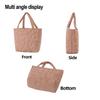 Borsa a mano Autunno e Inverno da Donna a Spalla Singola Trapuntata a Fiori in Cotone Borsa a Mano Casual Moda Cotone Pieghettato Borsa a Nuvola