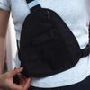 Adjustable Radio Chest Harness Pack Crossbody Bag Multifunctional Walkie Talkie Bag Black Oxford Cloth Interphone Chest Bag