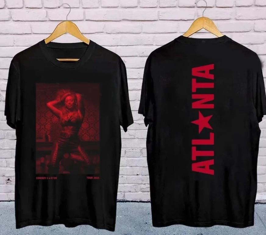 Beyoncé Cowboy Carter Tour Atlanta 2025 Reprint T-Shirt S-5XL Unisex T-Shirt XL
