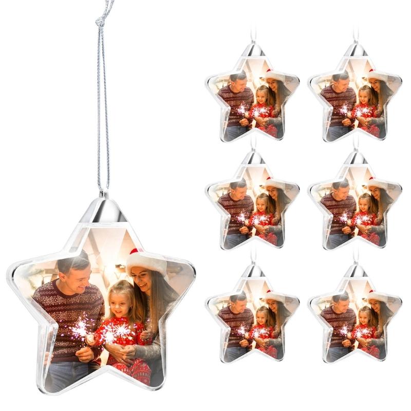 Thermal Sublimation Ornament Blank Multi Shape Christmas Decoration Pendant Heat Transfer Product DIY Crafts Making