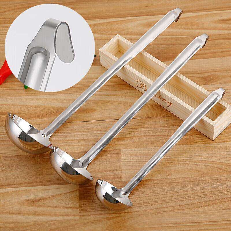 Stainless Steel Long Handle Ladle with Hook