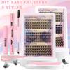 148 Clusters Mix And Match Thick C-Song False Eyelash Set Natural Curl Diy Segmented Eyelashes