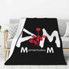 Custom Sofa Fleece Depeche Cool Mode Heavy Metal Rock Band Throw Blanket Warm Flannel Blankets for Bedroom Home Sofa Quilt
