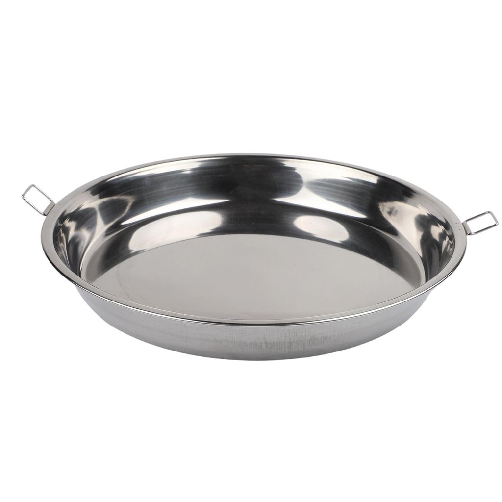 Stainless Steel Tray for Pizza and Grill with Handle Supports Even Heat Distribution Suitable for Cooking Baking and Serving