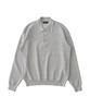 ANALOG MOOD Hachi Button-Up Collar Knit (Gray)