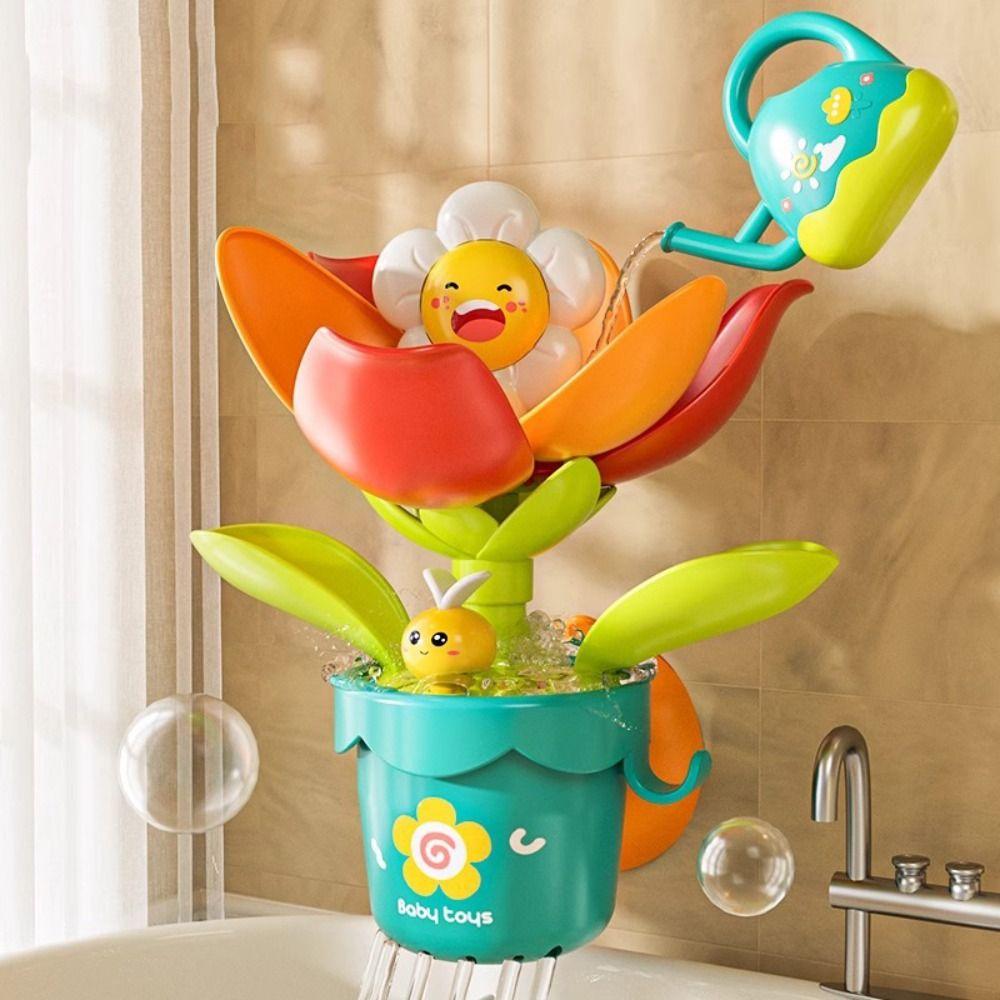 Sunflower Bathroom Toy Lovely Shower Spray High Quality Bath Toy  Kids Gifts