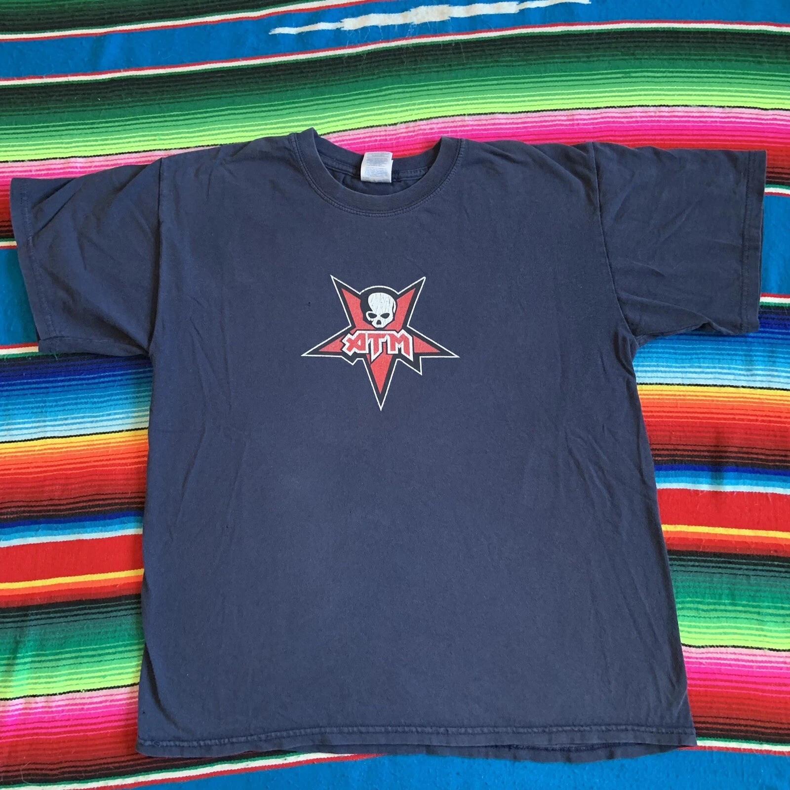 

Mens Skull Star Graphic T Shirt Vintage Rock Style Cotton Tee Casual Crew Neck Short Sleeve Top 4XL