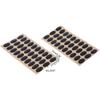 60pcs Black Mouse Feet Sticker Mouse Skates Pads Replacement Feet for M215 / M310 / M325 Pads and Wrist Rests