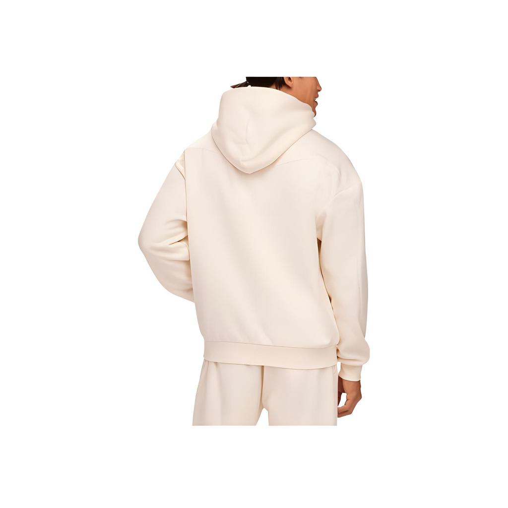 HOKA ONE ONE Solid Fit Hooded Jacket Men Jackets Beige 1151391-EGN