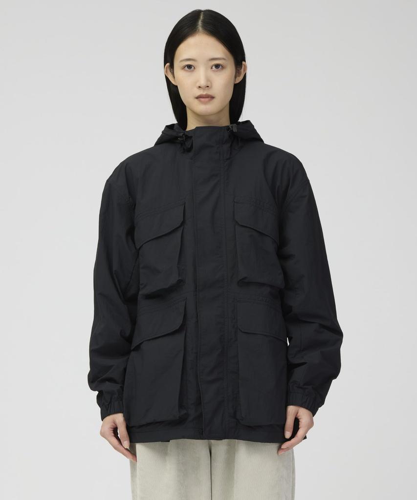 Snow Peak Nylon Double Rip Jacket, DARK BROWN, M