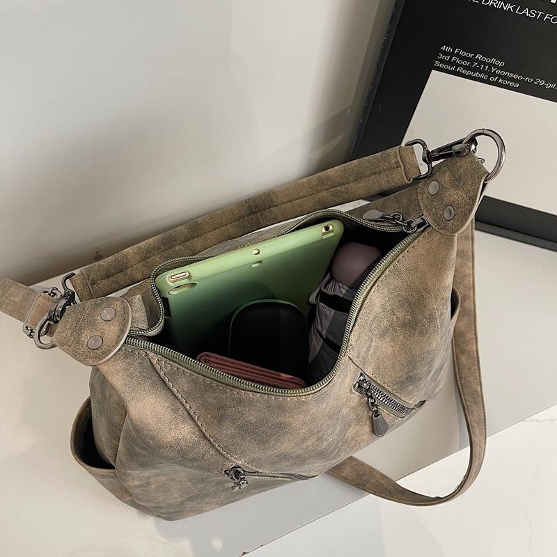 Damen PU Schultertasche Tragetasche Trendige Crossbody-Tasche für den täglichen Gebrauch, die Arbeit und Freizeit