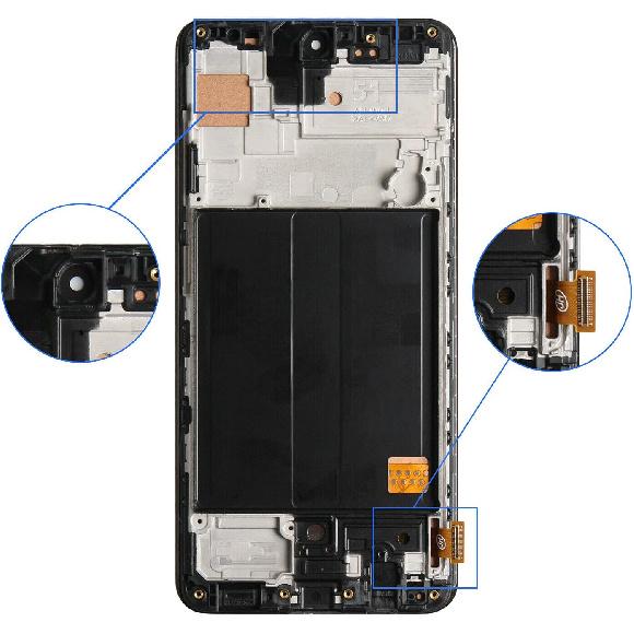 Eaglewireless LCD Display Screen with Front Touch Screen Digitizer Pre-Installed Assembly for Samsung Galaxy A51 4G A515 A515U A515F A515F/DS