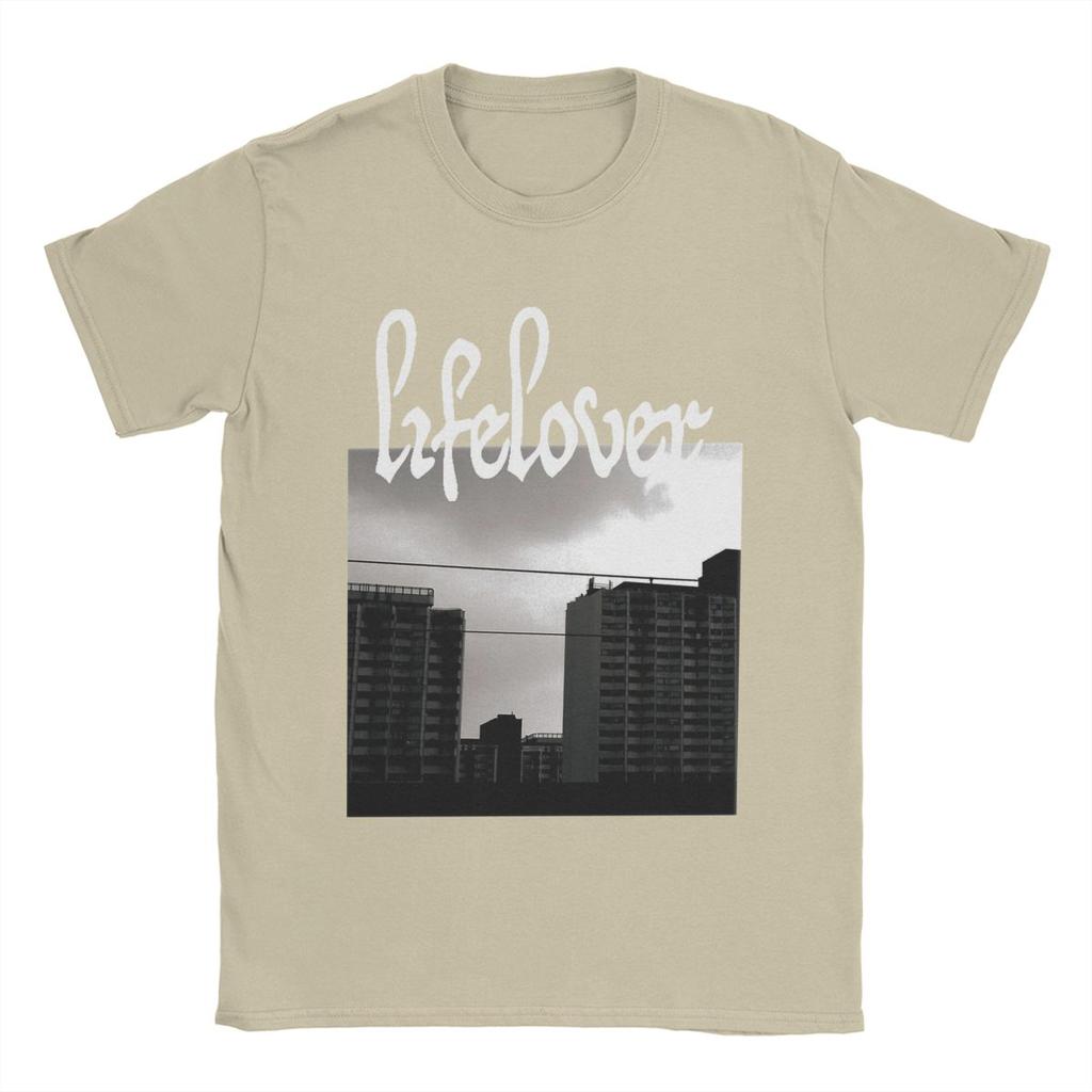 Men Lifelover Black Metal Depressive Rock T Shirts Pure Cotton Tops Vintage Short Sleeve Crewneck Tee Shirt Gift Idea T-Shirt