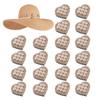 20Pcs Pearl Button Covers Detachable Clip-On Shirt Coat Decorative Buttons Sewing Button for DIY Blouses Clothing Women Men