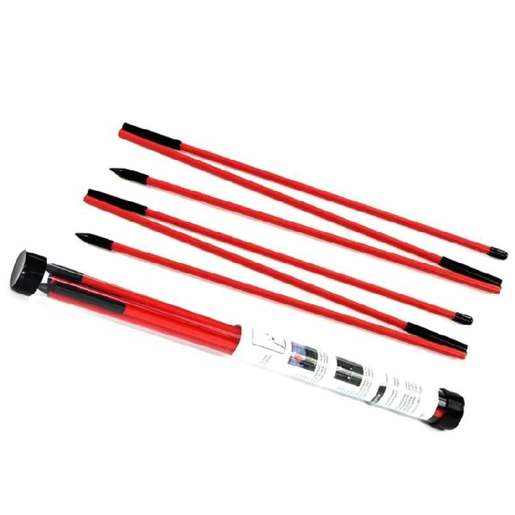 Golf Practice Rod Swing Trainer 2 Pack Foldabe Postures Corrector with Tube Case