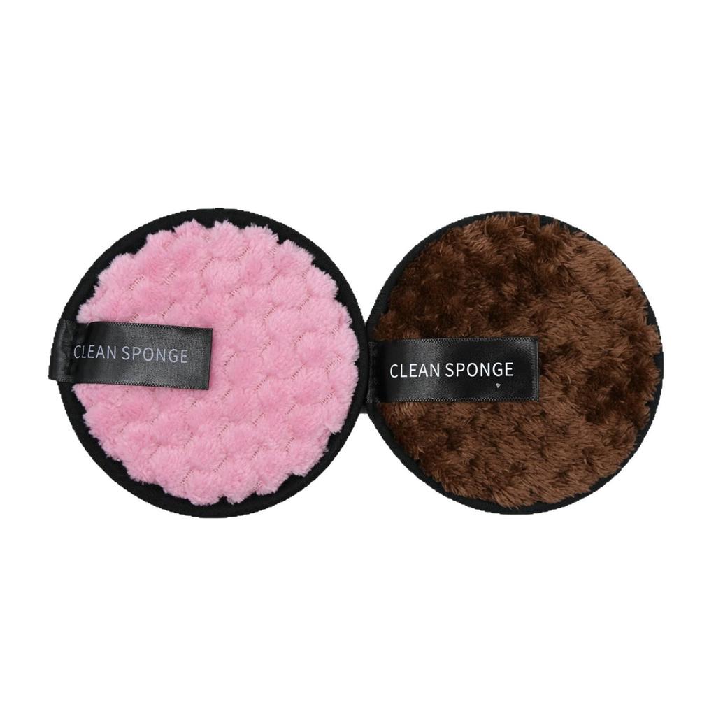 Pineapple Grid Makeup Remover Puff - Face Wash Cotton Pads, Beauty Tools