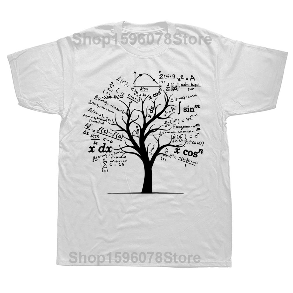Calculus Algebra Tree Math Teacher Geek T Shirts Graphic Cotton Streetwear Short Sleeve Birthday Gifts Summer Style Tshirt Men S