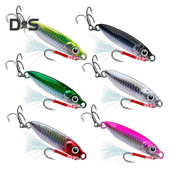 .4CM/7G 5.5CM/15G 6.1CM/20G 7.1CM/30G Jigging Fishing Lure with Hook Realistic Trolling Fishing Bait Freshwater Saltwater Fishing Accessories