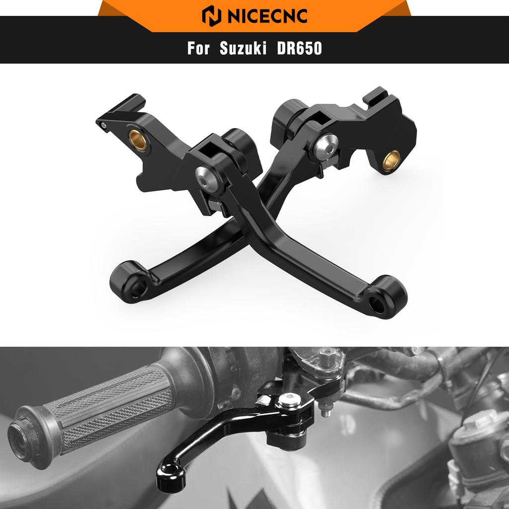 For Suzuki DR650S DR650SE 2011-2024 NICECNC Motorcycle Brake Clutch Lever DR650 S DR650 SE 2023 2022 2021 2019 2018 2017 2016 15