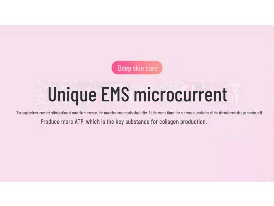 Electric Heated Silicone Face Cleansing & Makeup Removal Brush with EMS and Light Therapy