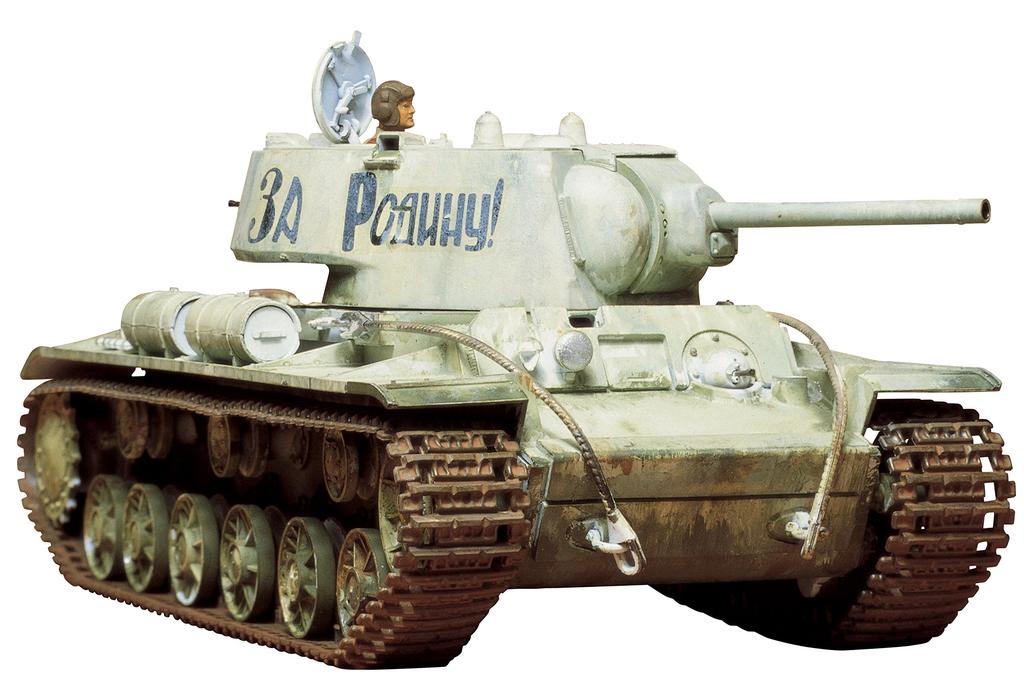 Tamiya Militær miniatyrserie sovjetisk hærtank C-type plastmodell 35066 1/35 nr. 66 KV-1
