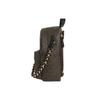 Michael Kors MK Slater Monogram Vintage Color Block Pletený řetěz PVC Batoh Mini Dámský batoh Hnědá Černá 30T0G04B0B-BROWN-BLK