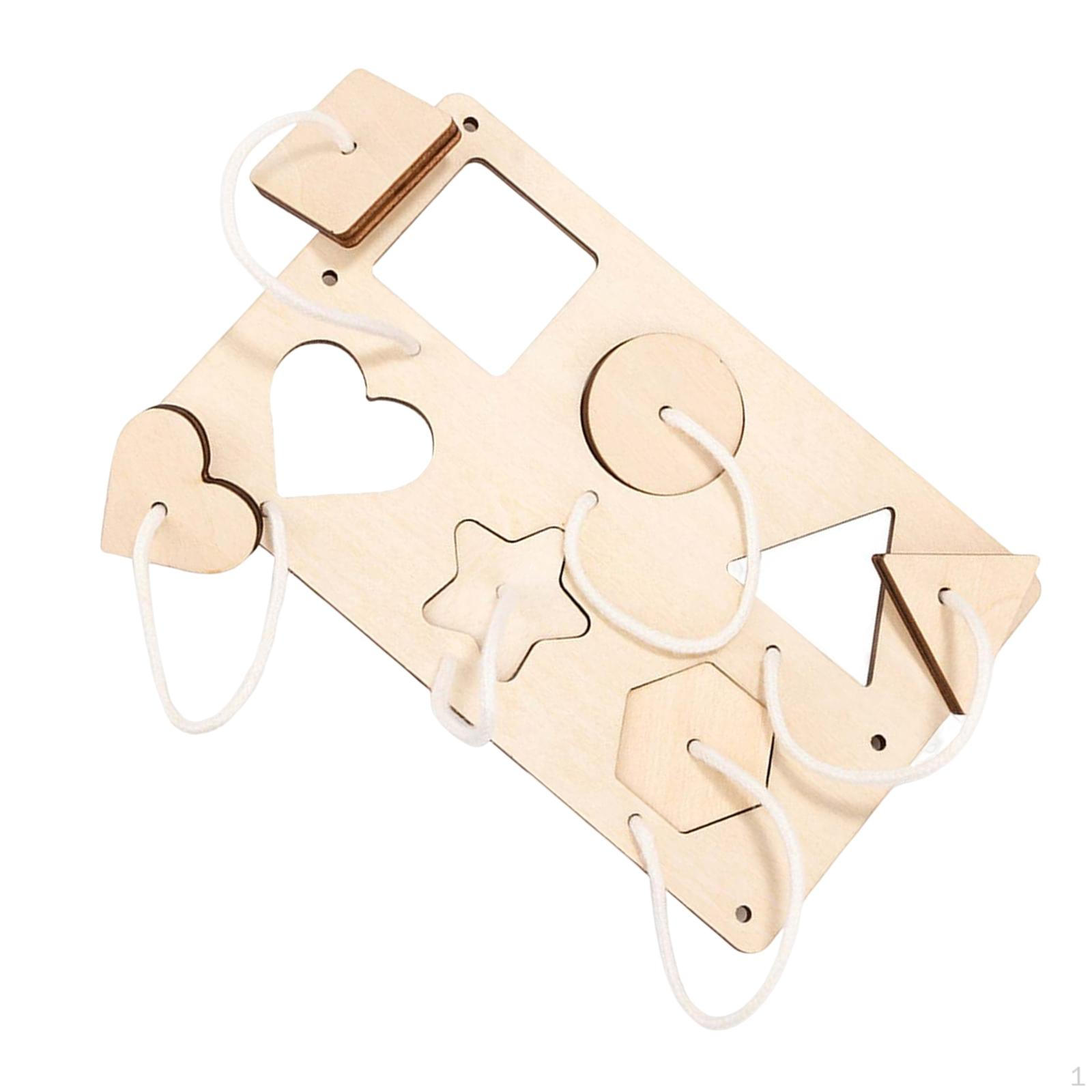 Activity Board for Kids - DIY Materials Sensory Engagement Shape Matching