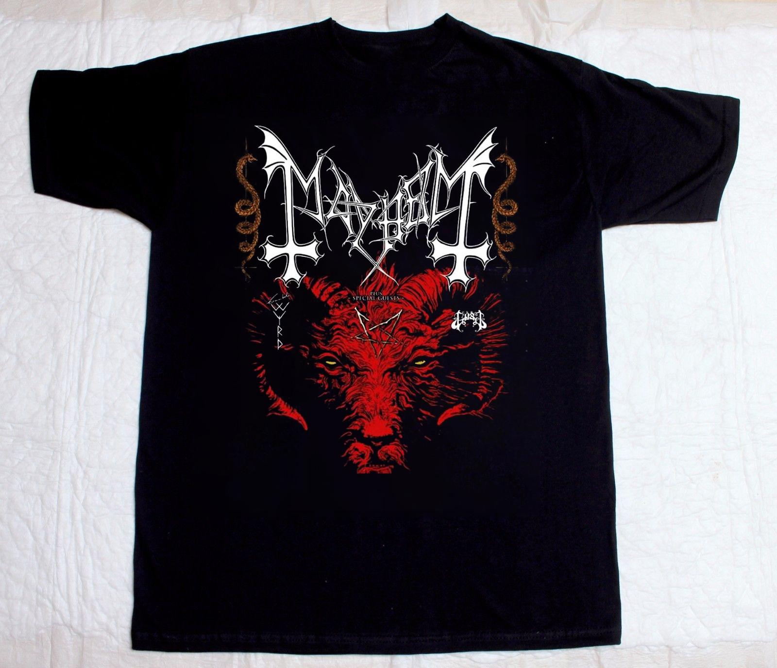 Collection Mayhem Band Basic Gift For Fan S-2345XL Black T-shirt S3879 S