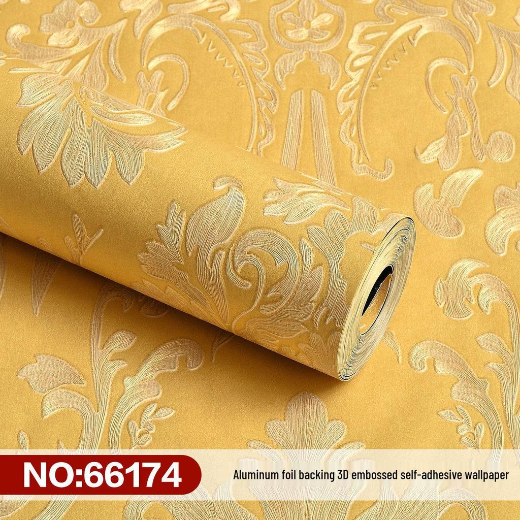 Thick Self-Adhesive Embossed Waterproof Wallpaper for Home Decoration