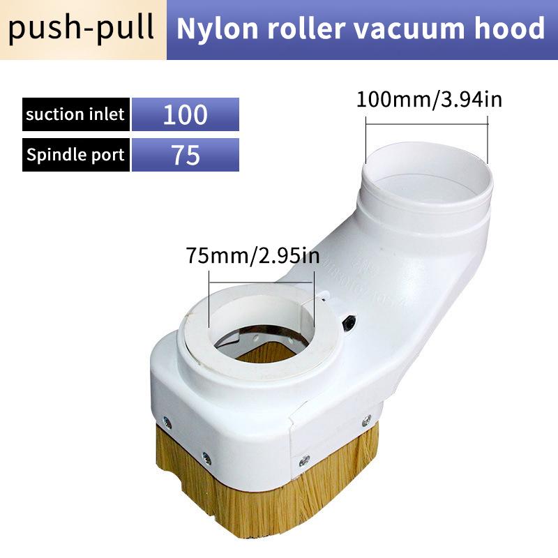 Spindle Dust Suction Foot Push-Pull 70-90Mm Diameter Dust Cover Collector For Cnc Router Engraving Machine