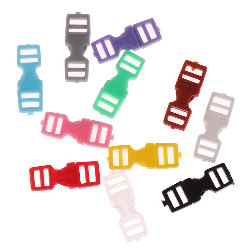 10Pcs 6Mm Mini Doll Clothes Belt Buckles Diy Doll Backpack Button Bracelet Strap