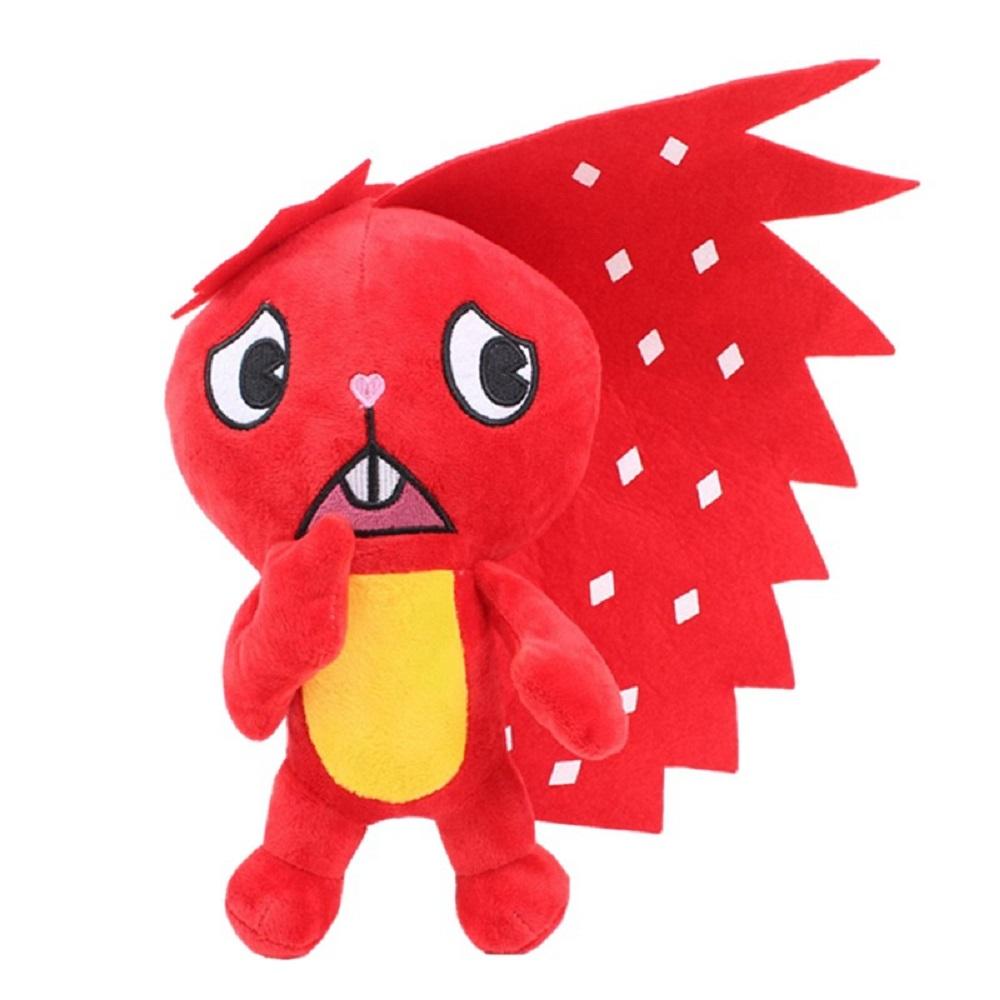 25CM Raro Amigos da Árvore Feliz Anime Amigos da Árvore Feliz Soldado Fliqpy Brinquedos de Pelúcia Bonecas Militar Flipy Boneca Brinquedo de Pelúcia para Crianças Presente