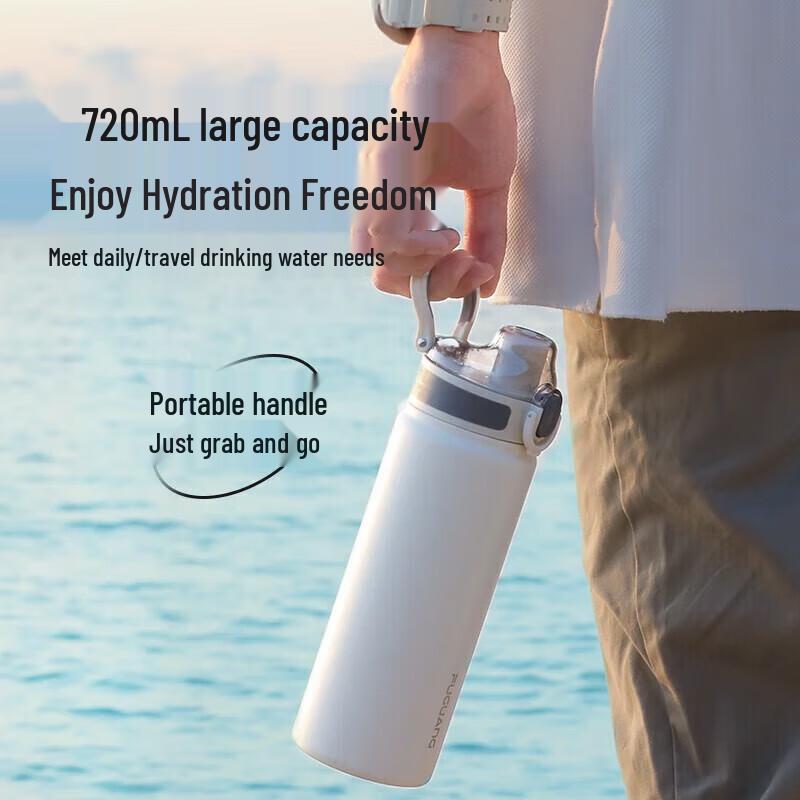 Fuguang 316L Insulated Water Bottle with Straw