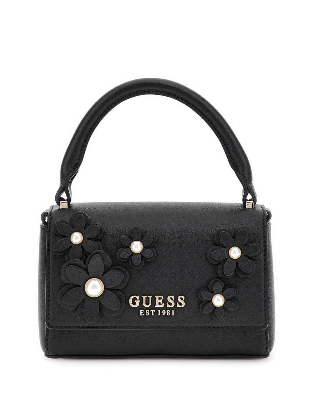 

Плечевая ZARIA MINI TOP HANDLE FLAP BLA [GUESS] Женская