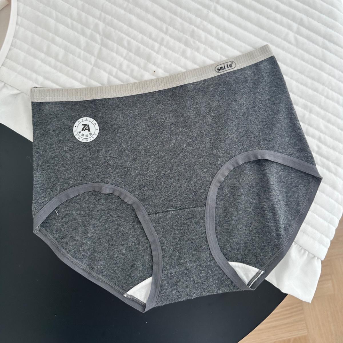 

N2001 Модернизированное 7A Высокое Поясное Чистое Хлопковое Антибактериальное Женское Нижнее Белье Extra Large